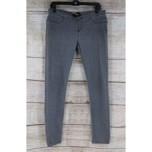 Guess Womens Size 8 Pull On Mid Rise Skinny Jeans Faded Gray